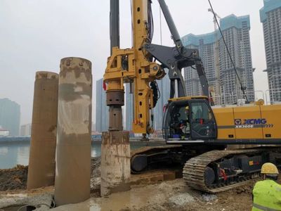 大連灣海底隧道建設(shè)新進(jìn)展 徐工XR360E旋挖鉆機批量施工彰顯工程實力